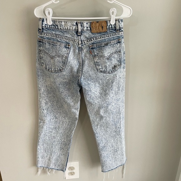 Levi’s 705 Vintage Acid Wash 1980’s Student Jeans - Size 30 - Picture 8 of 13